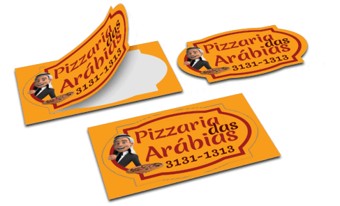 Adesivo de Papel Sem Verniz